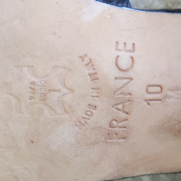 Black leather Brighton sandals - Picture 4 of 9